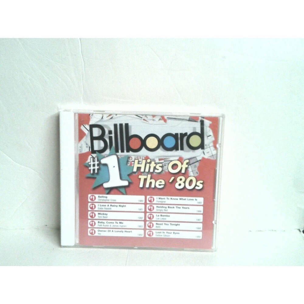 Billboard #1 Hits of The 80's CD 2002 Flashback Records Rhino Entertainment